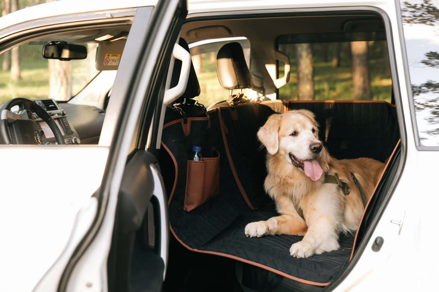 Siberian Huskies back seat cover for Subaru Impreza